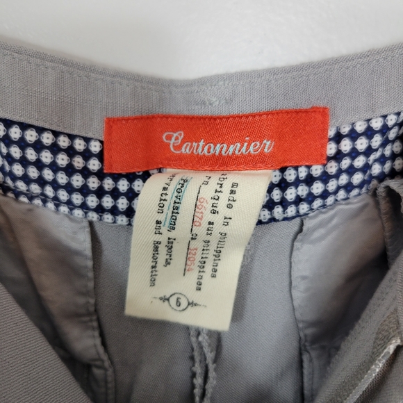 6 Cartonnier Anthropologie Gray Trousers Pants - Picture 2 of 7